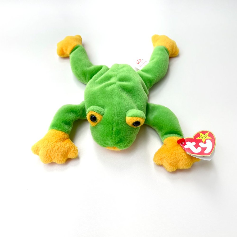 1997 Retired SMOOCHY Frog Ty Beanie Baby - Picture 15 of 15